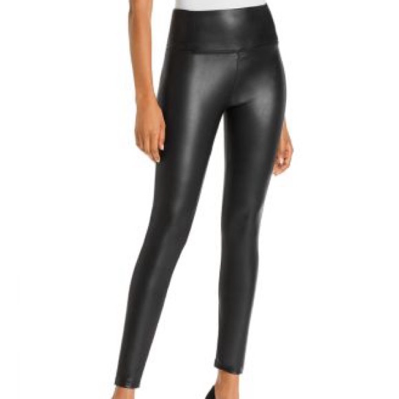 NWT Bagatelle Black Faux Leather Leggings High-Waisted Skinny - Picture 1 of 2